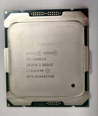 Intel XEON E5-2686V4 CPU Processor LGA2011-3  compatiabe with X99 MB and DDR4