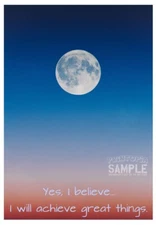 Moon Sky Refuge ~ Yes I believe I will achieve great things * Quality Art Print