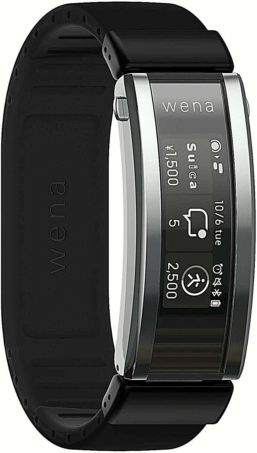 Sony Wena 3 WNW-A21A/B Smart watch, Rubber Black,Present,Japan | eBay