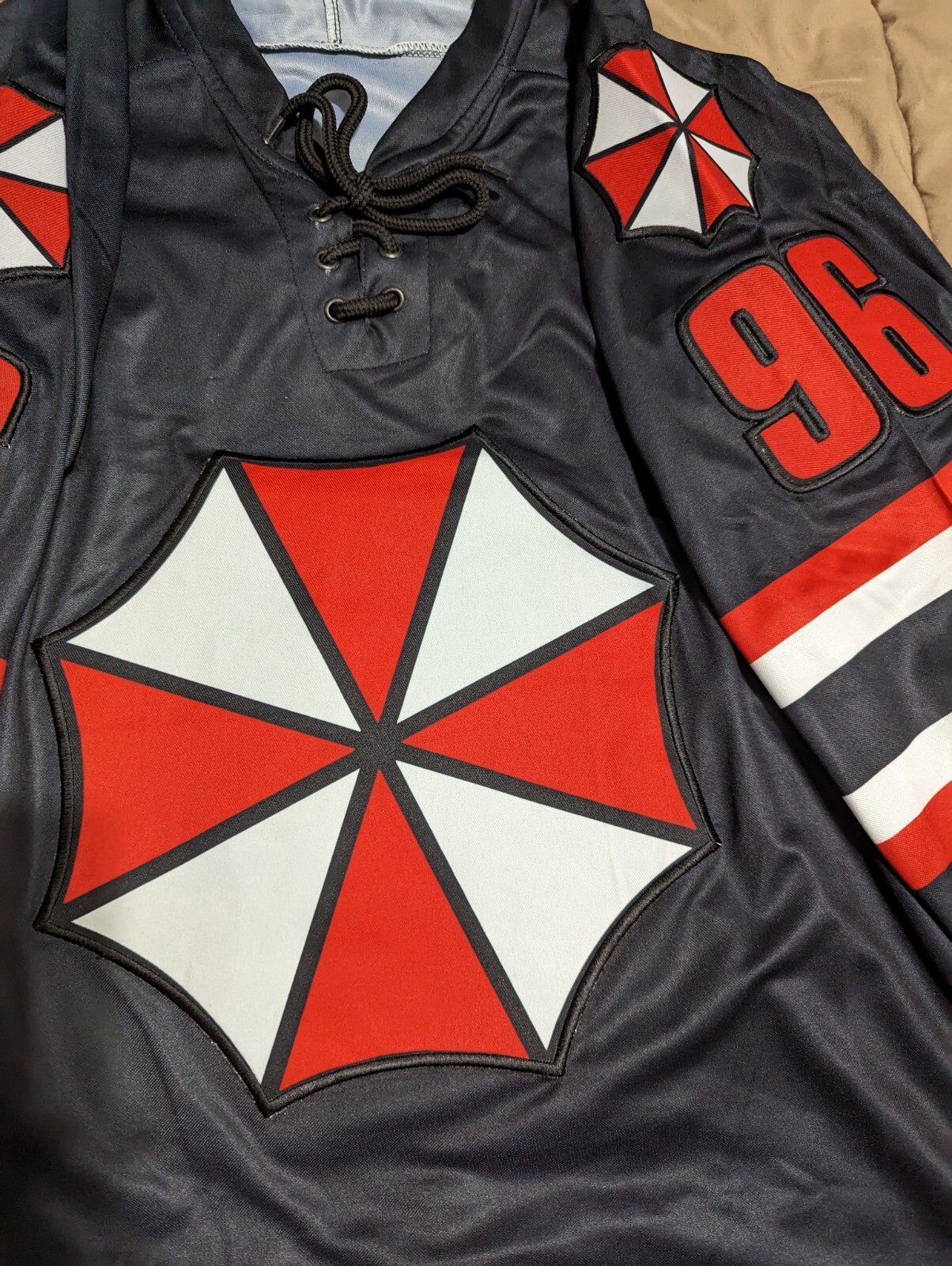 Resident Evil Umbrella Corp Inspired Hockey Jersey eBay