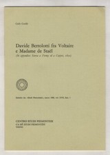 Davide Bertolotti fra Voltaire e Madame de Staël. (In appendice: Scorsa a Fer...