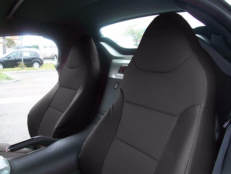PONTIAC SOLSTICE BLACK LEATHER LIKE CUSTOM MADE FIT FRONT SEAT