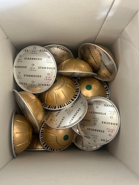 Starbucks Blonde Espresso Roast For Nespresso Vertuo – 30 Capsules, Light Roast, Swiss Made