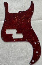 Custom For Fender US Standard Precision Bass Guitar Pickguard 4 Ply Red Tortoise
