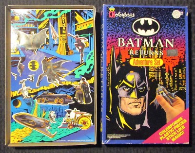 1992 BATMAN RETURNS Colorforms Adventure Set FN/FN- Incomplete | eBay