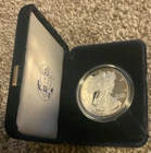 2005 Silver American Eagle One Ounce Proof Coin with Box & COA