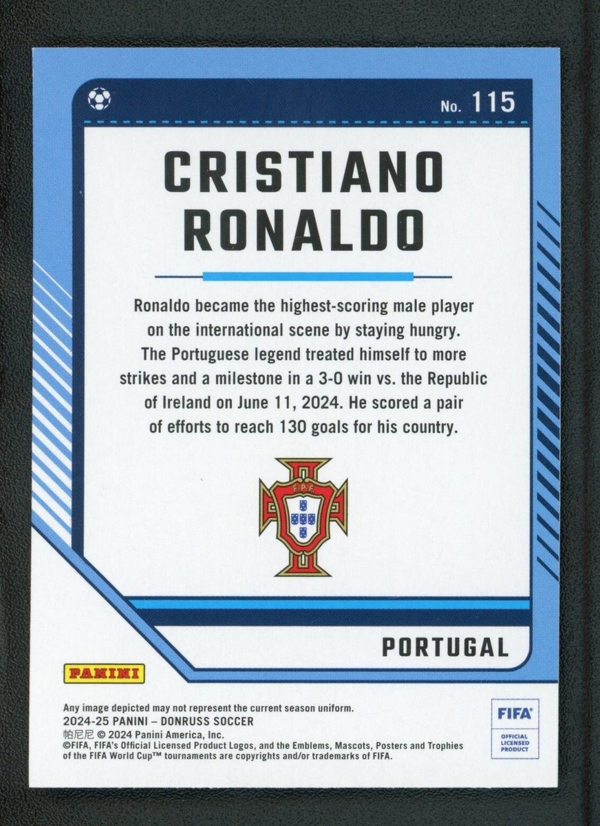 2024-25 CRISTIANO RONALDO PANINI DONRUSS FIFA | eBay