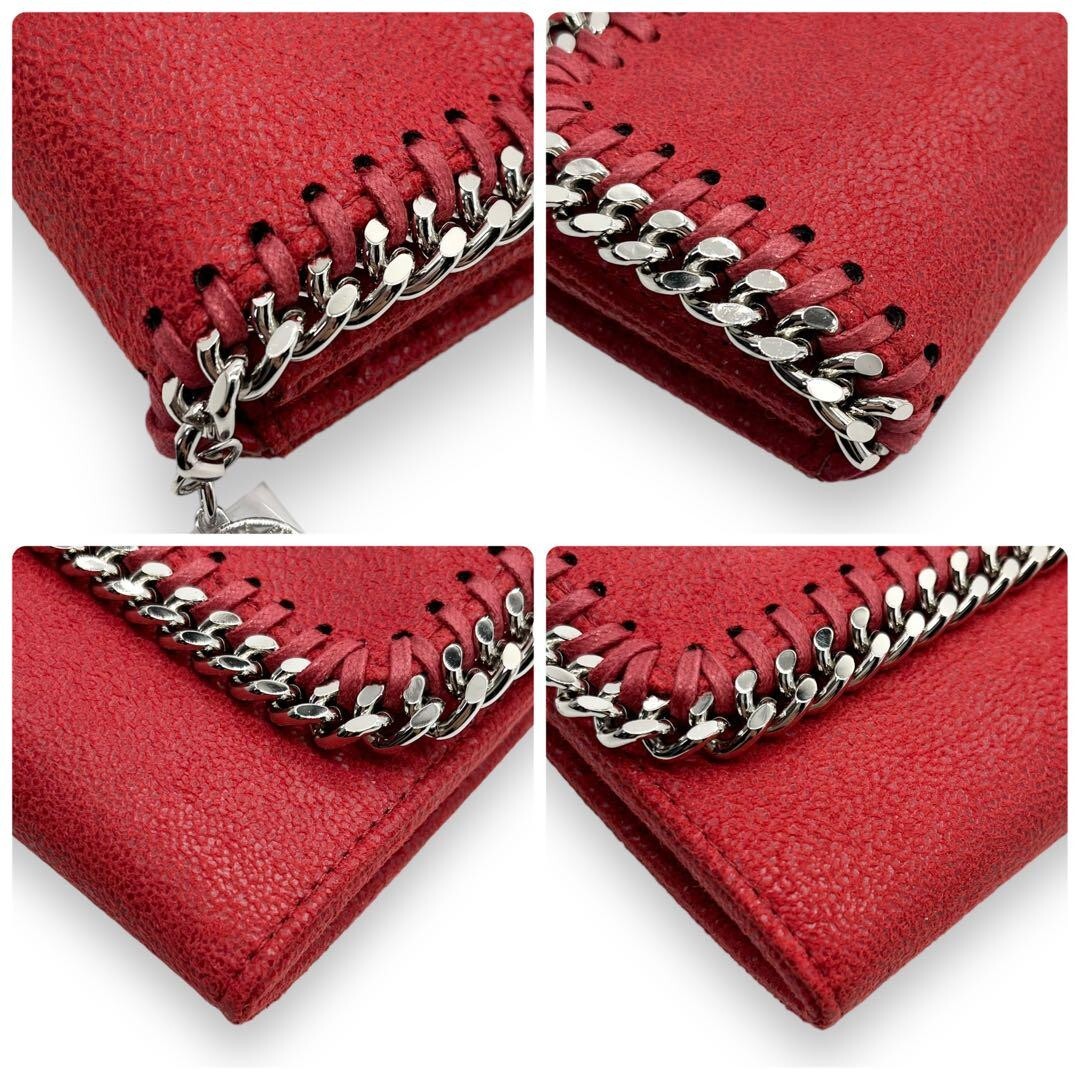 Stella McCartney Long Wallet Falabella Shaggy Deer Chain 3.9