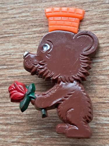 DDR DDR DDR Unikat Berlin Teddybär Abzeichen selten Kalter Krieg RELIKT - Bild 2 von 6