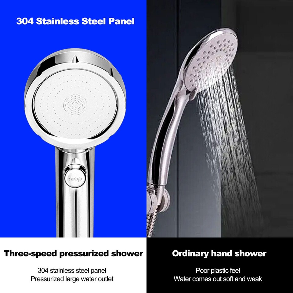 HighPressure RV Shower Head Handheld Shower Head Water Saving RV