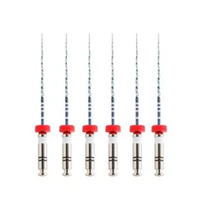 Vakker V Blue 21mm Taper 04 #15 NiTi Rotary Engine Files, 6/Pk