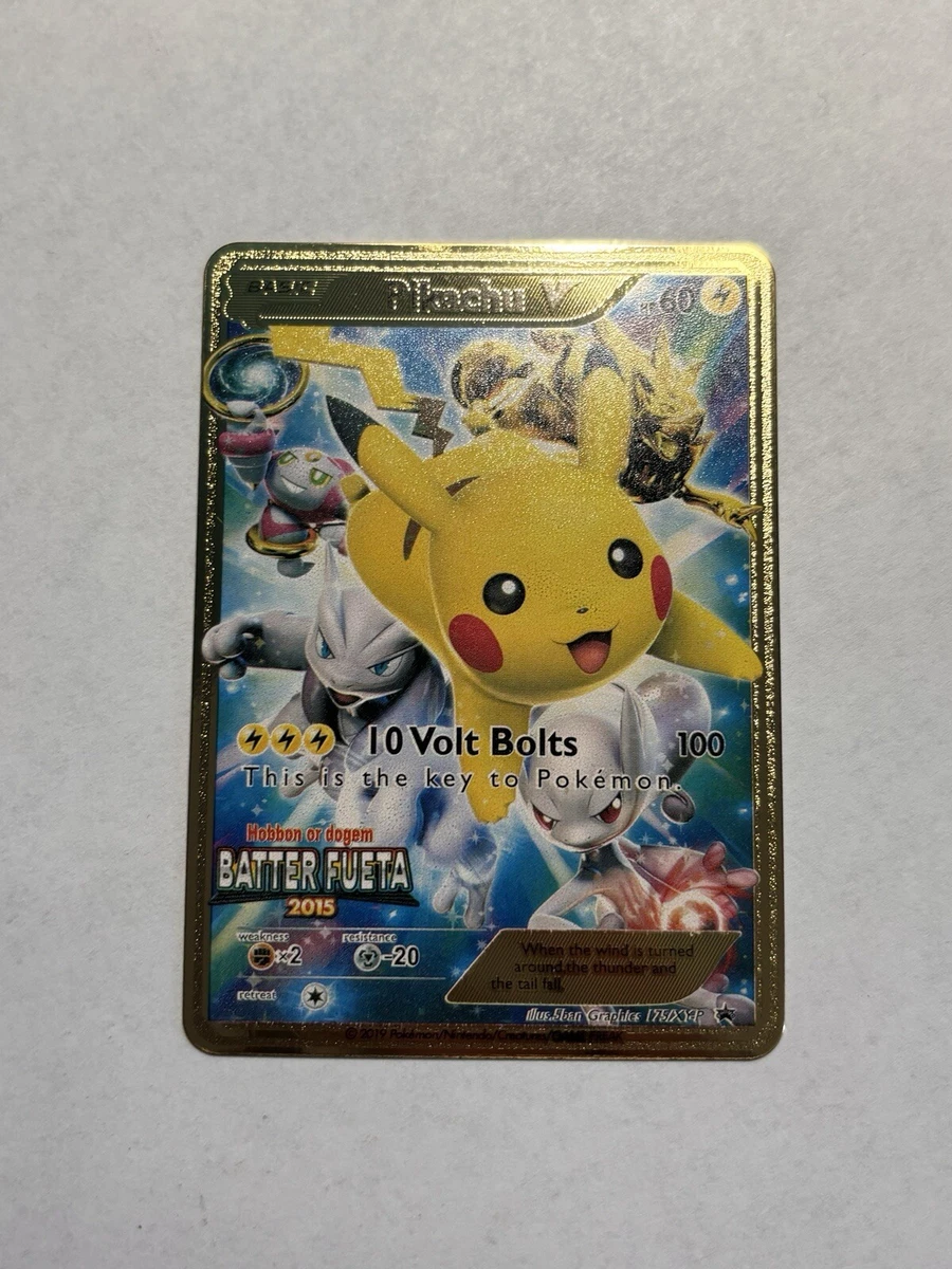 Pikachu Pokémon TCG Metal XY Individual Collectible Card Game