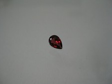 Natural Red Garnet Pear W 4.75 X L 6.85 MM. Weight .66 Carats Loose Gemstone