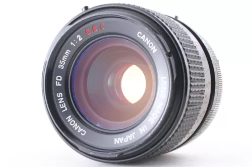 [Exc+5] Concave "O" Canon FD 35mm F/2 S.S.C. ssc MF Wide Angle Lens From JAPAN