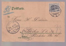 DEUTSCHES REICH, Mi. 68, Rixdorf 6.3.03. AK Viktoriapark Berlin