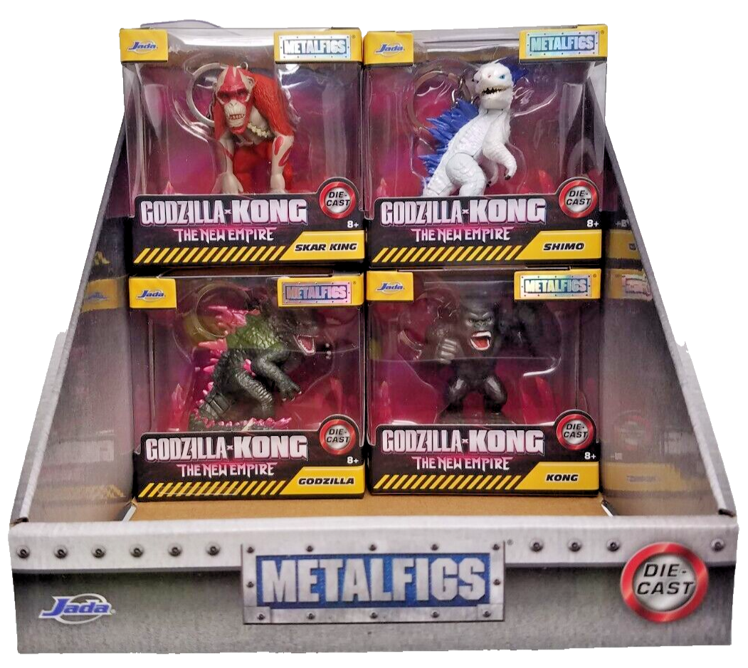 限定品 Kongming, Merchandise Set Godzilla x Kong The New Empire NEW 2024 Jada Metalfigs COMPLETE