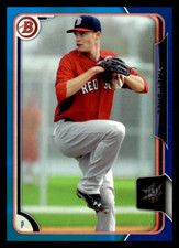 2015  Bowman Blue #BP133 Trey Ball Boston Red Sox  /150
