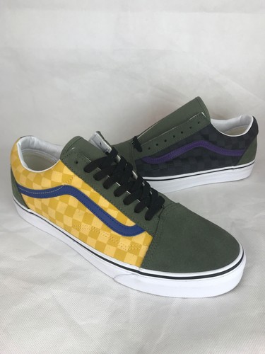 green checkered vans old skool