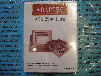 Adaptec AHA-2940 Ultra UltraSCSI PC/Server 989000 AHA2940 Rev G New