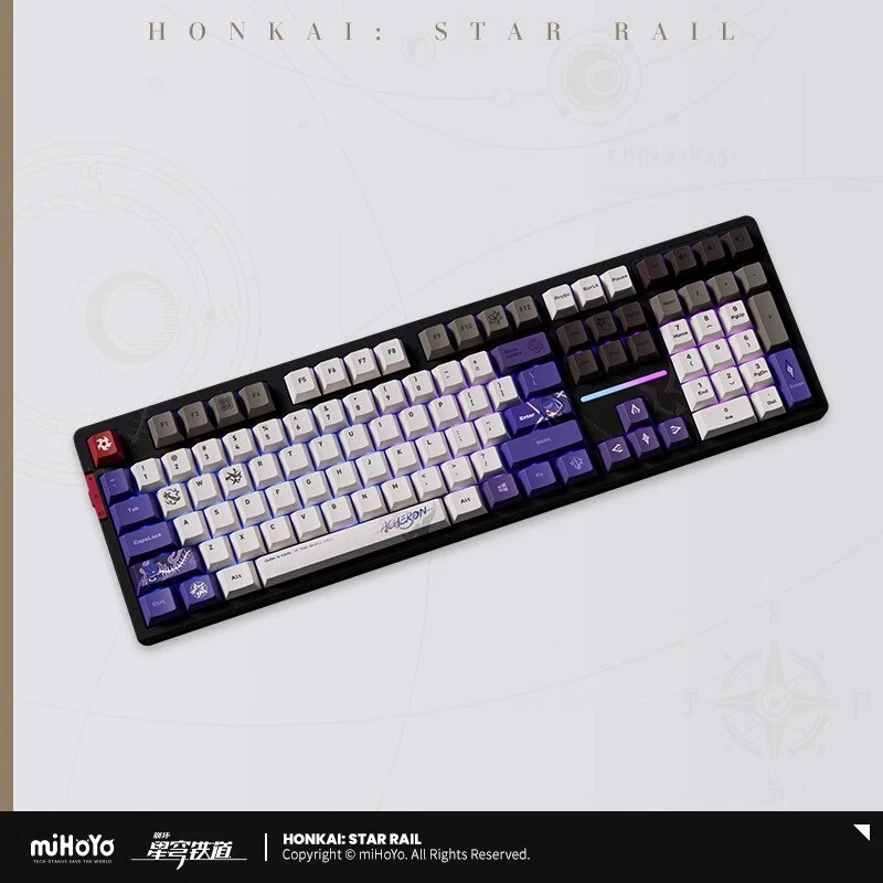 Official Honkai: Star Rail Acheron RGB Mechanical Keyboards Raiden Bosenmori Mei - Image 3 of 4