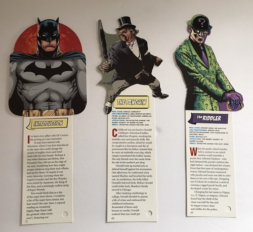 The Penguin, The Riddler & Batman DC Comic Hero Unique Collector Cards, Die Cut - 第 1/2 張圖片