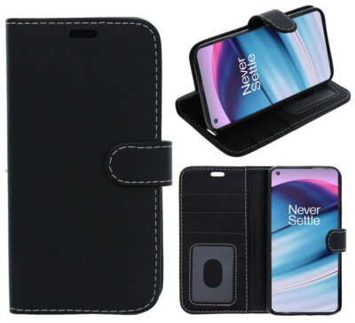 Für OnePlus 9 Handyhülle, Cover, Flip Book, Wallet, Folio, Leder/Gel