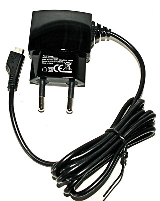 2 Ampere Ladegerät Handy Ladekabel für Mobiltelefon Modelle mit Micro USB (BB 1)