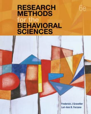 Research Methods for the Behavioral Sciences (Hardcover, 6th edition, 2018) Good