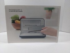 PhoneSoap 3 UV Smartphone Sanitizer and Universal Charger - Black - BRAND NEW