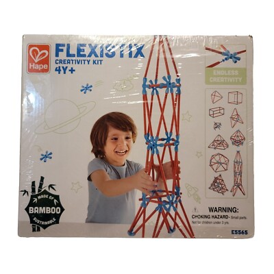 HAPE E5565 Creativity Kit Building Set Flex-Sticks  Game Children Open-Ended Toy