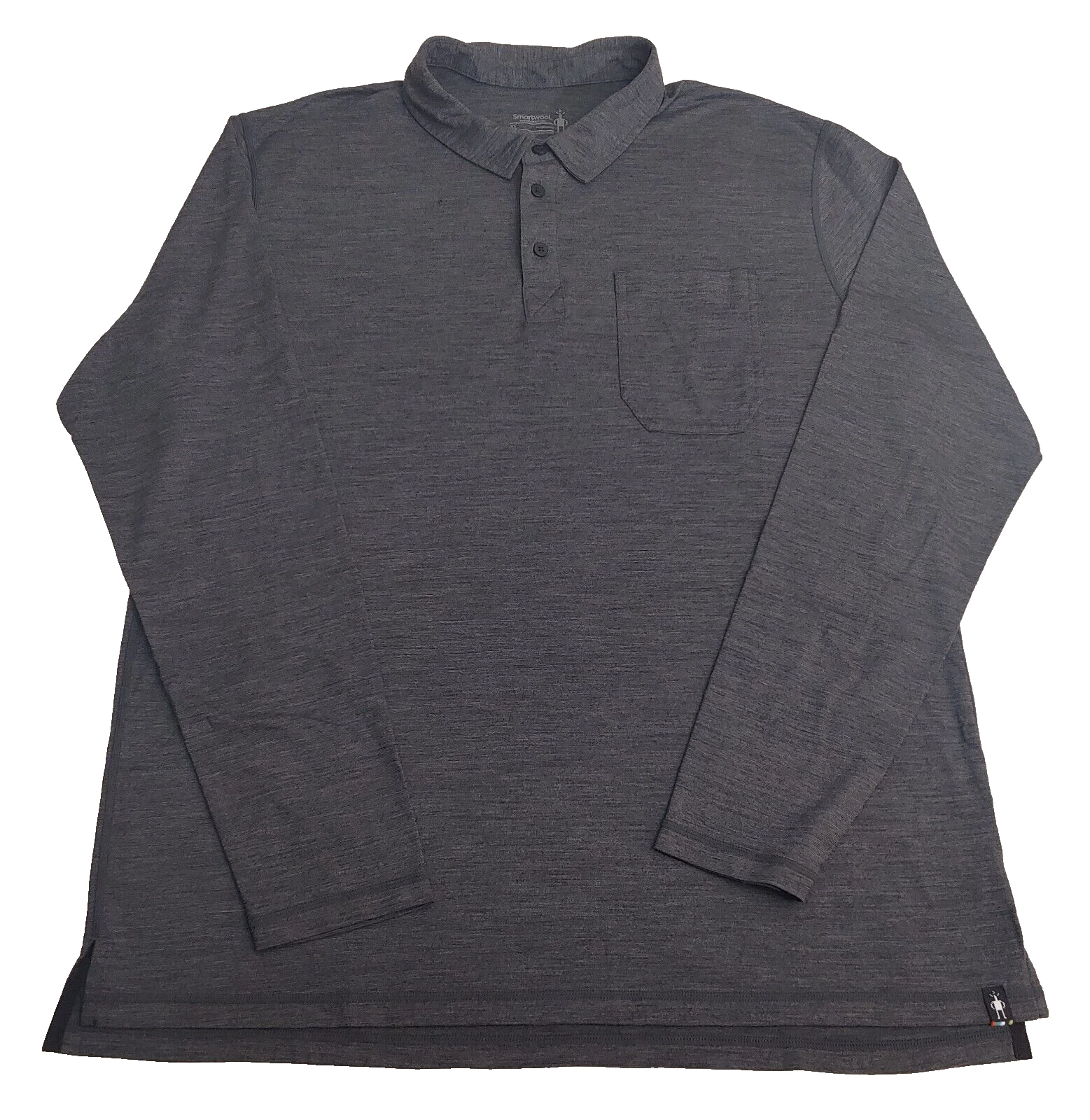 smartwool merino sport 150 long sleeve polo pullover shirt
