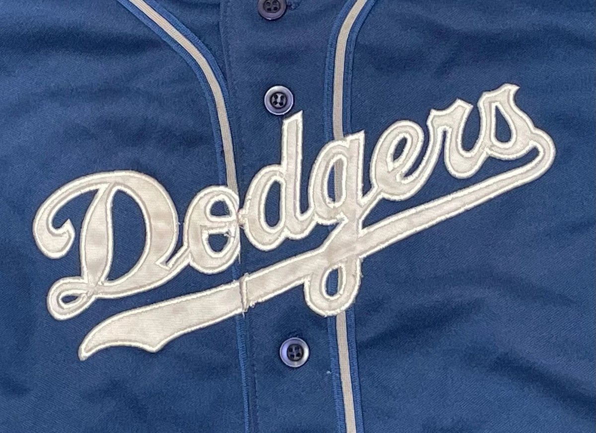 Outerstuff Los Angeles Dodgers Wordmark Blue Youth Authentic Alternate  Jersey