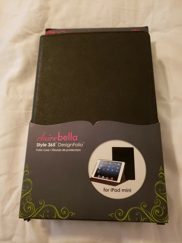 Brand New Claire Bella Style 365 Design Folio For IPad Mini Black - Image 2 of 3