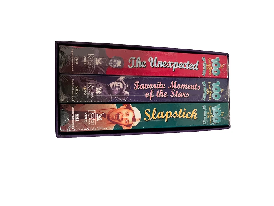 The 100 Funniest Moments Of The 20 Th Century, SEALED New 3 Movies On VHS Foto 2 de 4