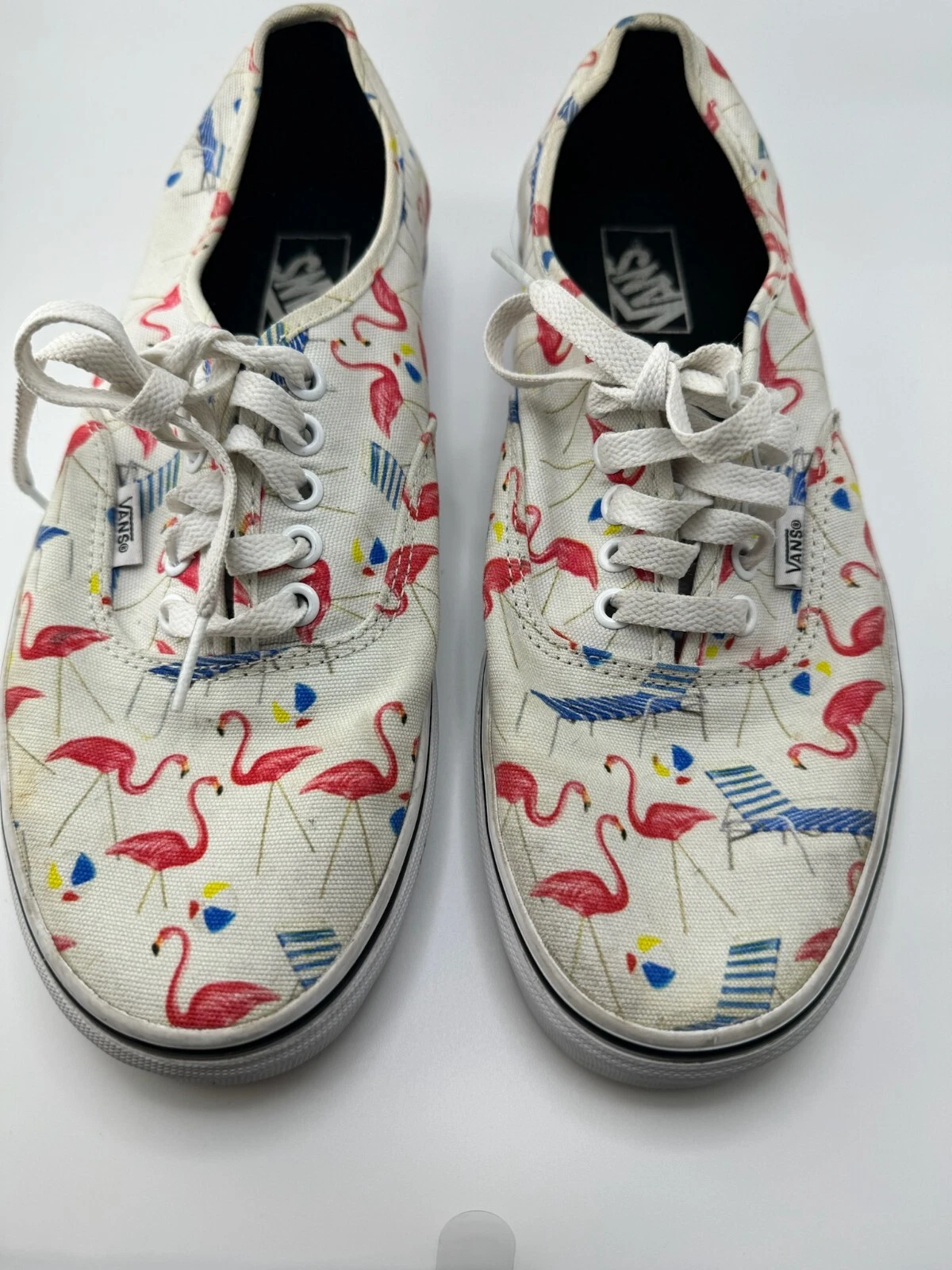 Sedia da spiaggia Vans rosa fenicotteri retrò piscina scarpe estive vibrazioni da uomo 10 W 12