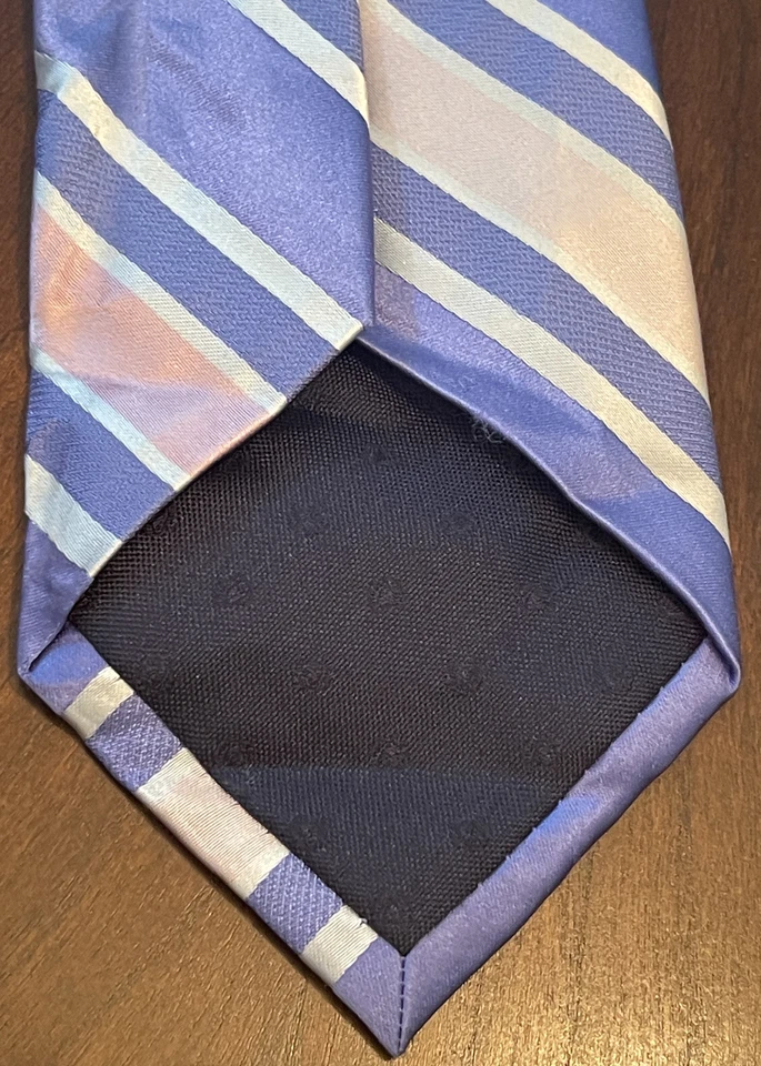 Corbata para el cuello Club Room rosa 100 % seda para hombre hecha en China Foto 2 de 4