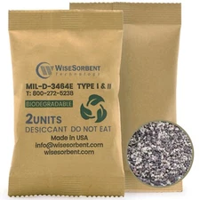 Kraft Clay 66 Gram 5 Packs Desiccants Packs for Safe Dehumidifier for Gun Safe