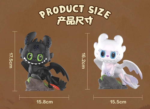 POPMART THE MONSTERS How To Train Your Dragon LABUBU Blind Box Figura Casuale 1pz - Foto 10 di 17