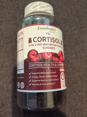 Green people Cortisol Supplements Detox For Women 120 CT  Raspberry Ex Date 3/27