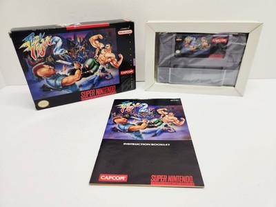 Final Fight 2 SNES Super Nintendo CIB Complete Box Capcom 1993 RARE Tested 