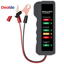 12V Car Battery Tester and Alternator Tester, Automotive Load Tester Indicator,