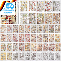 1500+ StüCk/50 Blatt Scrapbooking Sticker Set Scrapbooking Aufkleber Scrapbook S