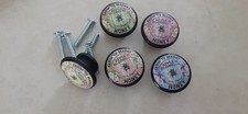 5PC HANDMADE french honey bees Kitchen Cabinet Knobs Dresser Vintage cottage