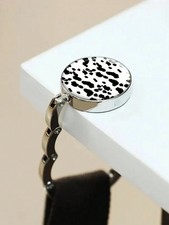 Animal Textures Pattern Desk Hooks Table Handbag Hanger Folding Bag Holder