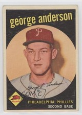 1959 Topps Sparky Anderson (Called George on Card) #338 Rookie RC HOF 0z3j. rookie card picture