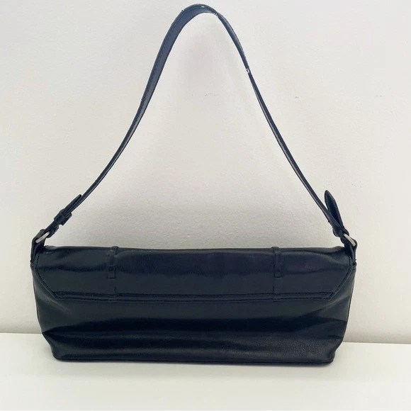 Bolso baguette vintage retro y2k bolso bandolera imitación cuero años 90 rectángulo Foto 3 de 4