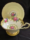 VTG Paragon Tapestry Rose Light Yellow Teacup & Saucer Rare  Bone China England  — photo 8