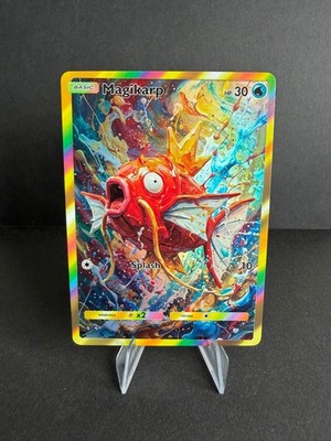   Custom Pokemon Karpador Magikarp Holo Karte   Splash   30 HP   Fan Card  