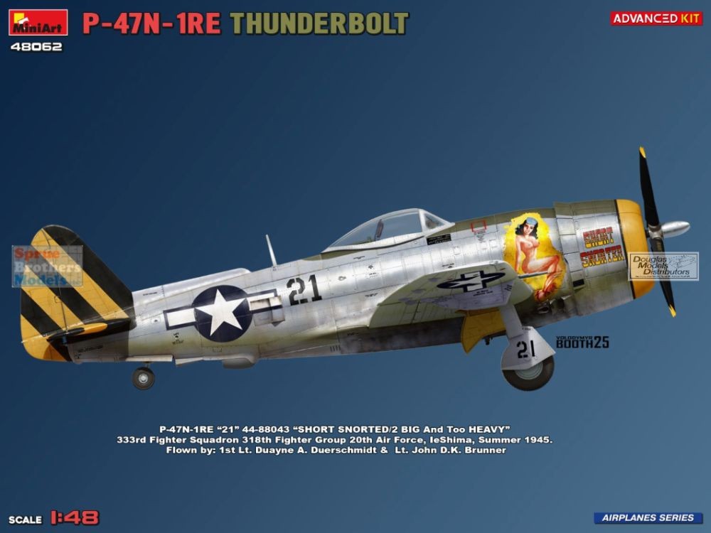 MIA48062 1:48 Miniart P-47N-1RE Thunderbolt [Advanced Kit] | eBay