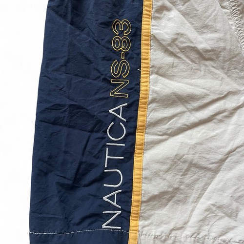 Nautica NS-83 Vintage 90s Rare Swim Trunks Color Block Retro Multicolor Size M - Bild 2 von 5